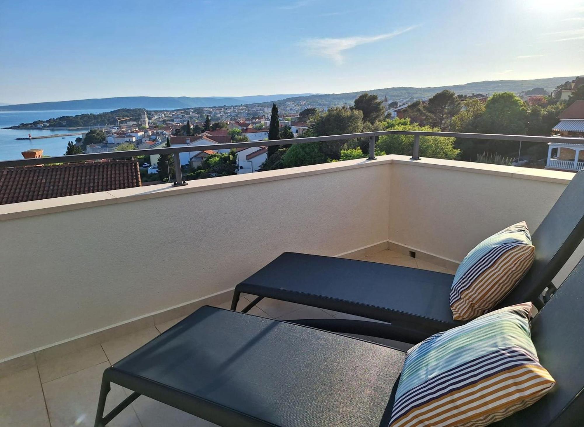 Sea View Apartments Ivana Krk Town Kültér fotó